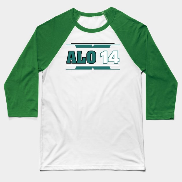 #14 ALO Logo Baseball T-Shirt by Lifeline/BoneheadZ Apparel